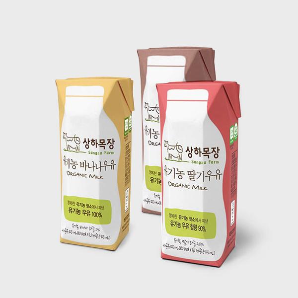 [매일유업] 상하 유기농 우유 3종 골라담기