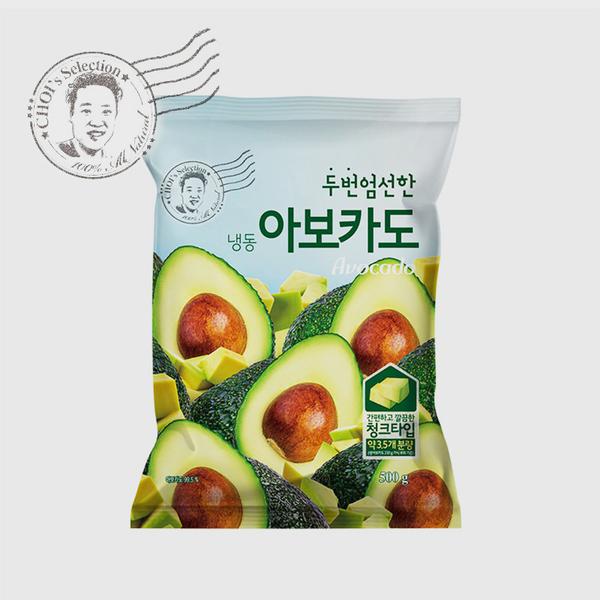 [자연원] 두번엄선한 냉동 과일 아보카도 500g x 1개