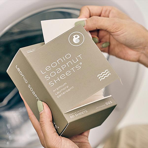 [레오니오] 초강력 천연 소프넛 티슈형 세탁세제, 종이세제 1box (60매)