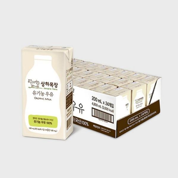[매일유업] 상하 유기농 우유 125ml 200ml