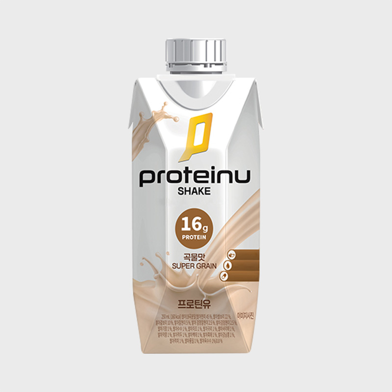 [프로틴유] 프로틴 쉐이크 곡물 250ml x 18개 (1박스)