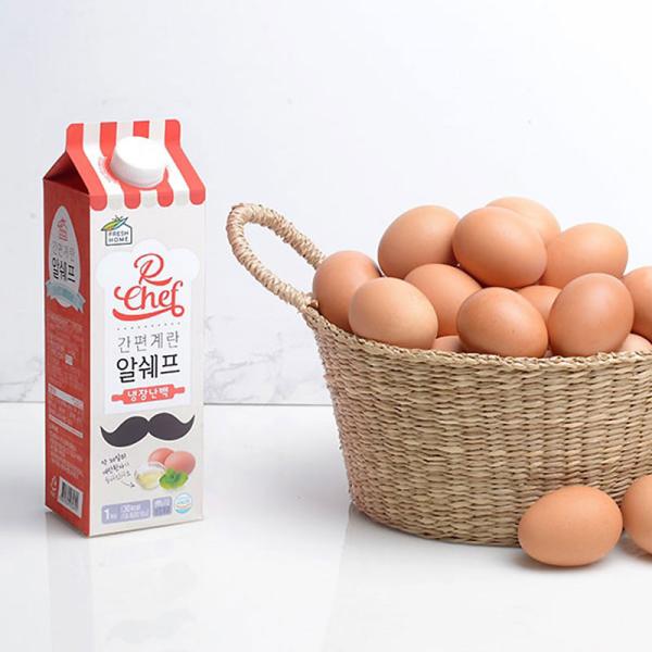 [프레쉬홈]★5+1★달걀 30알의 흰자만을 그대로 담은, 알쉐프 냉장난백