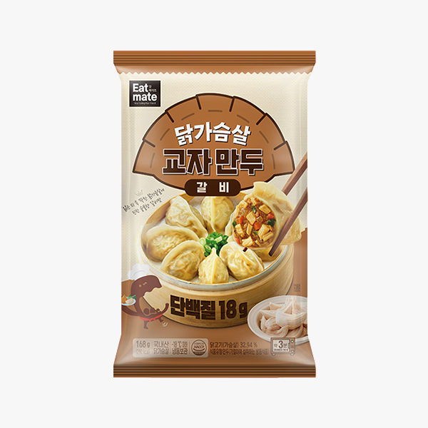 잇메이트 닭가슴살 교자만두 168g