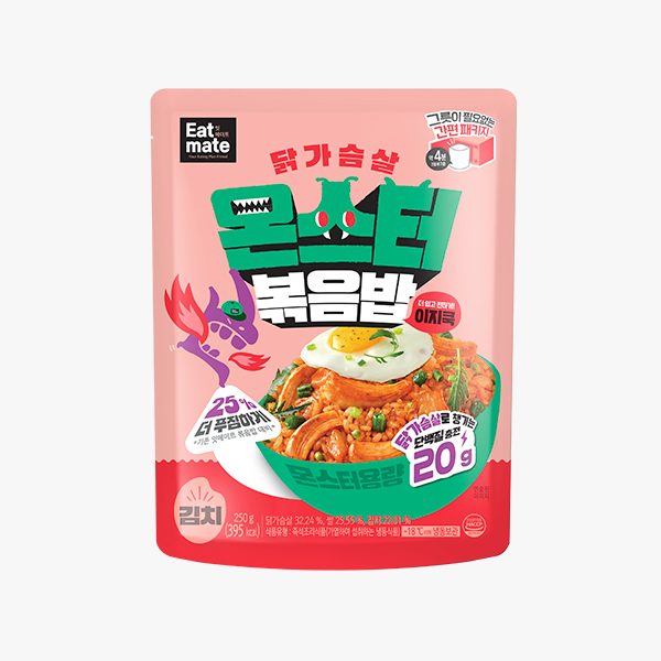 잇메이트 닭가슴살 몬스터 볶음밥 이지쿡 250g